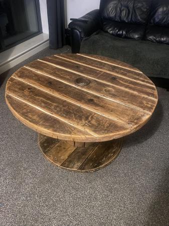 Image 1 of Handmade rustic wooden table