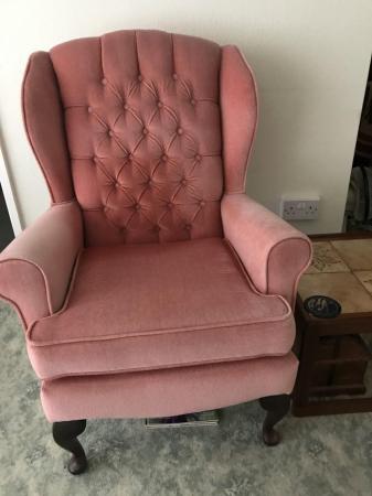 Image 1 of Two Upright Armchairs for sale