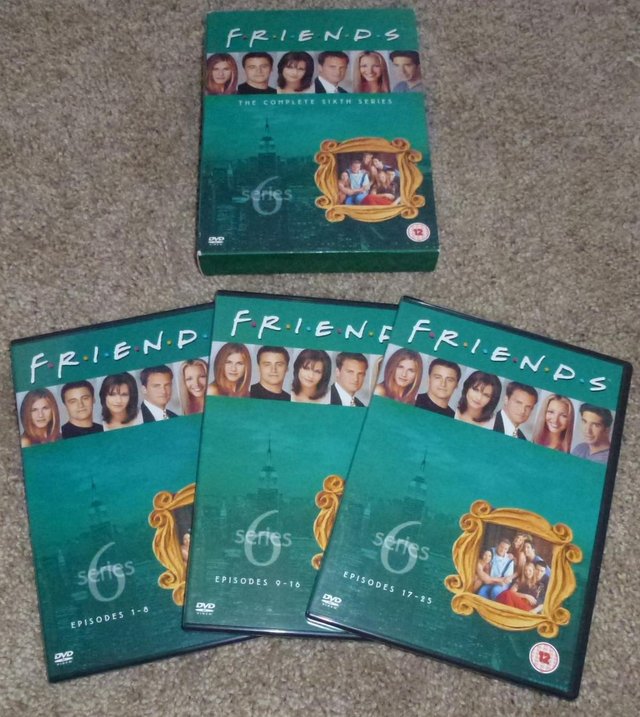 Preview of the first image of Friends, Season 6. DVD Boxset.