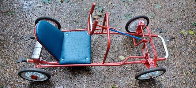 Preview of the first image of Child's Pedal Go Cart refurbished.
