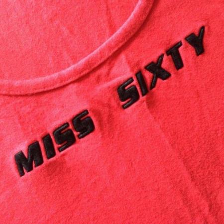 Image 5 of Size M (10-12) Vintage MISS SIXTY Red Long Sleeve Top As New