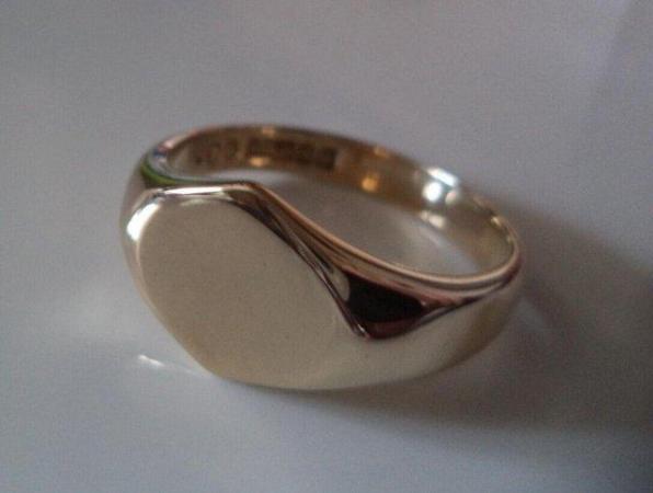 Image 1 of GENTS 9CT GOLD VINTAGE SIGNET RING - APPROX. SIZE U