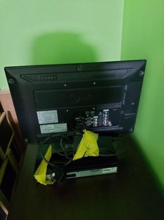 Image 1 of 19 inch television and dvd player
