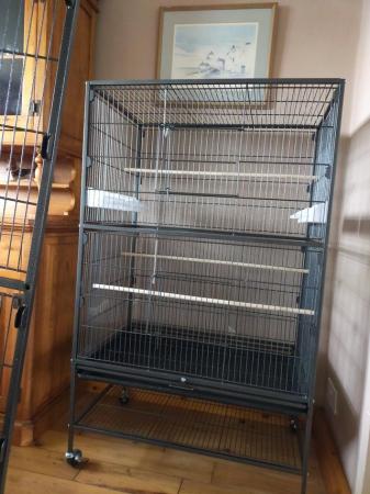 Image 1 of Large metal bird cage X2