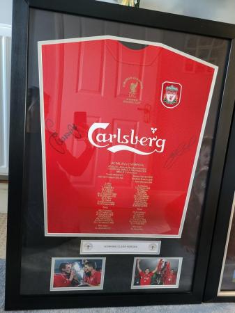 Image 3 of Steven Gerrard and Jamie Carragher signed framed Liverpool S
