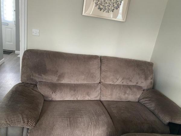 Image 3 of 2 seater reclining sofa like new