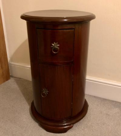 Image 3 of Mahogany Drum Chest / Cupboard