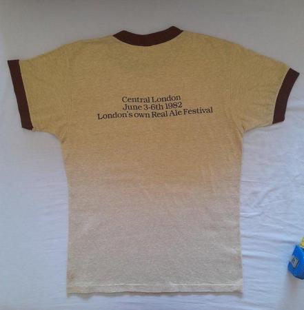 Image 2 of Vintage 1982 London Beer Festival T-Shirt.