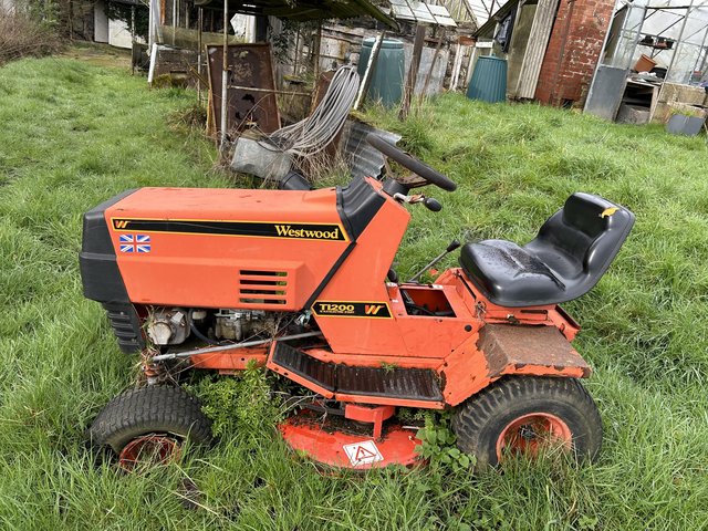 Preview of the first image of Westwood T1200 ride on lawnmower.