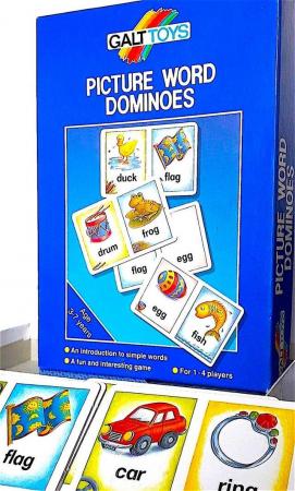 Image 1 of CHILD's PLAYING CARD DOMINO SET Good