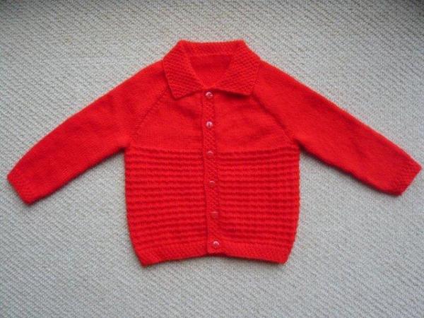 Image 1 of Cardigan/jacket - toddler boy, hand knitted
