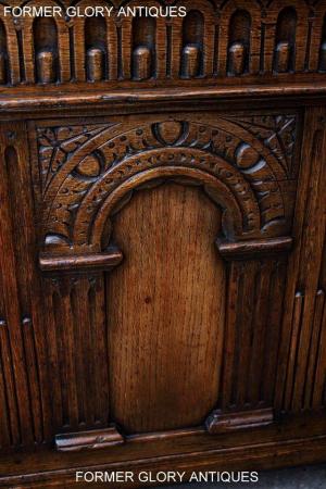 Image 30 of A TITCHMARSH & GOODWIN CARVED OAK BLANKET CHEST BOX TRUNK