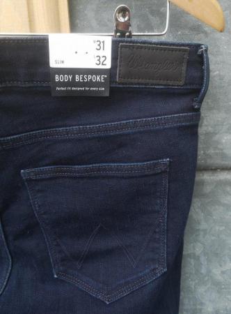 Image 3 of Wrangler women's slim fit jeans trousers