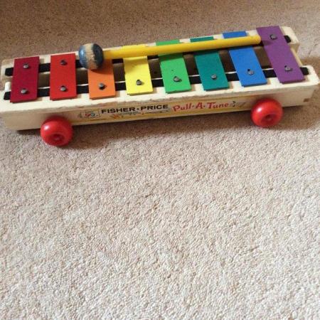 Image 1 of Wooden Xylophone made by Fisher Price 1970’s