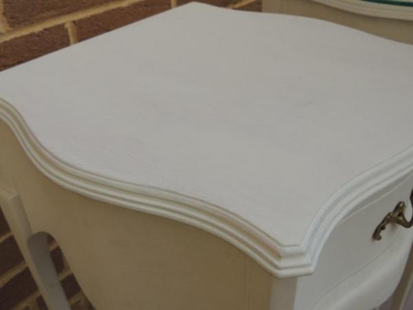 Image 11 of Pair of French Tall Bedside Tables (UK Delivery)
