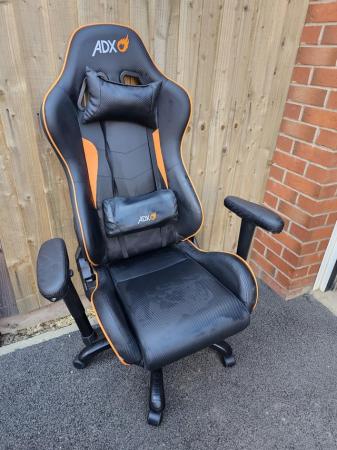 Image 3 of ADX firebase gaming chair - 1 year old.