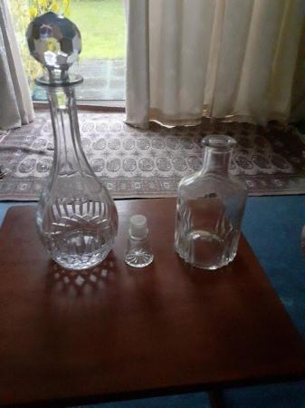 Image 2 of VINTAGE CRYSTAL DECANTER with stopper