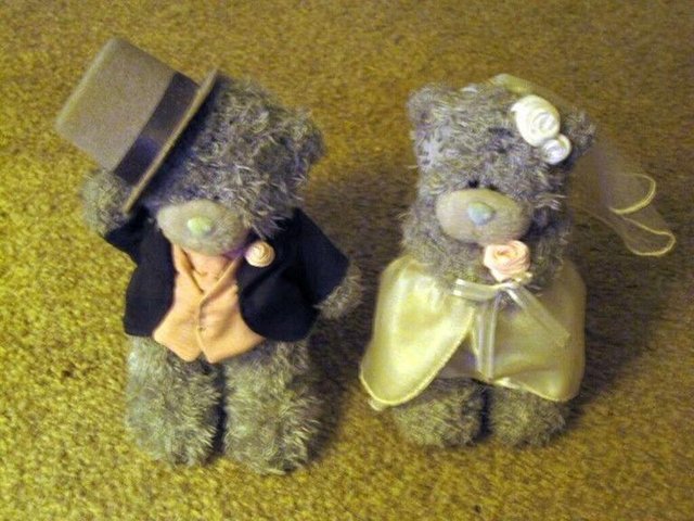 Preview of the first image of Bride & Groom me to you bears.