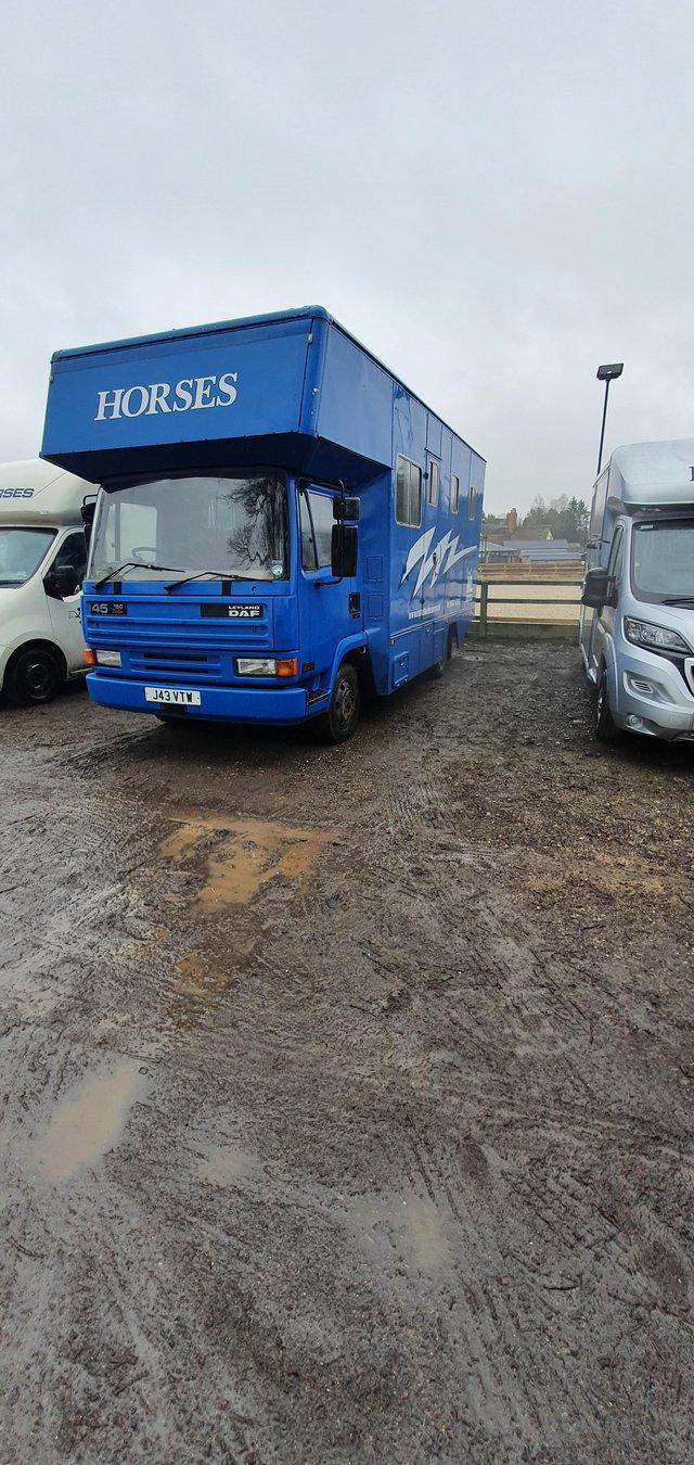 Preview of the first image of Leyland daf horsebox 9 months mot.