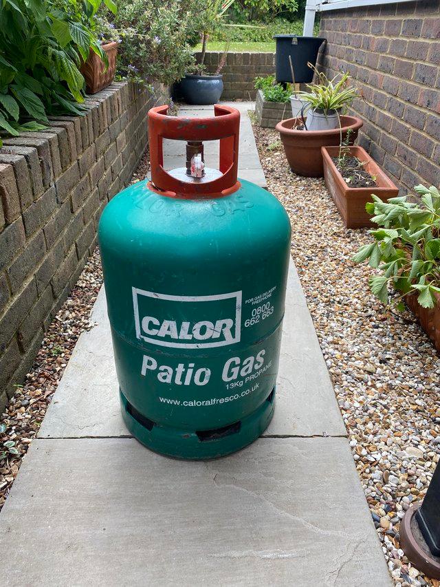 Preview of the first image of BBQ or patio gas bottle for your patio or camping needs.