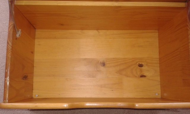 Image 2 of Ottoman Storage Box- Solid Pine