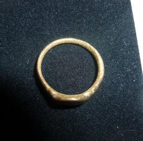 Image 13 of Ancient Antique Genuine Medieval Bronze Ring (5125)