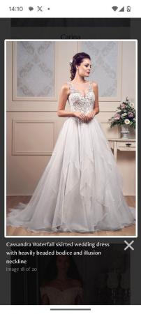 Image 1 of Cassandra Wedding Dress 2018 Design