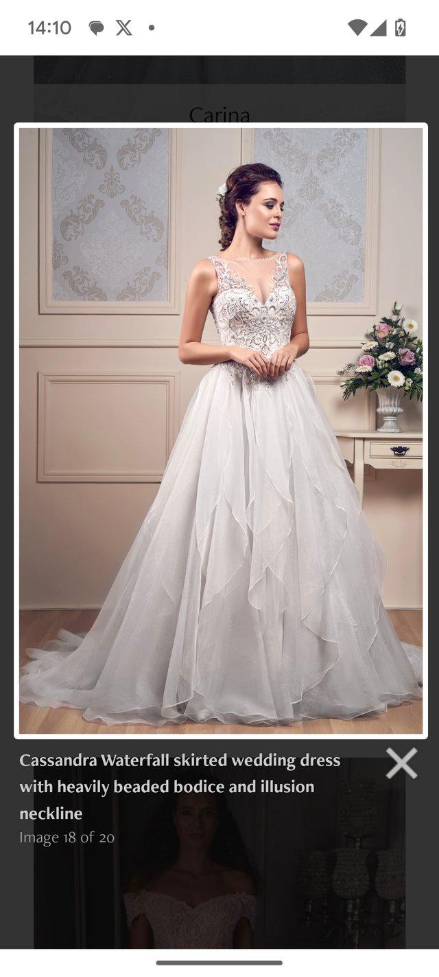Preview of the first image of Cassandra Wedding Dress 2018 Design.