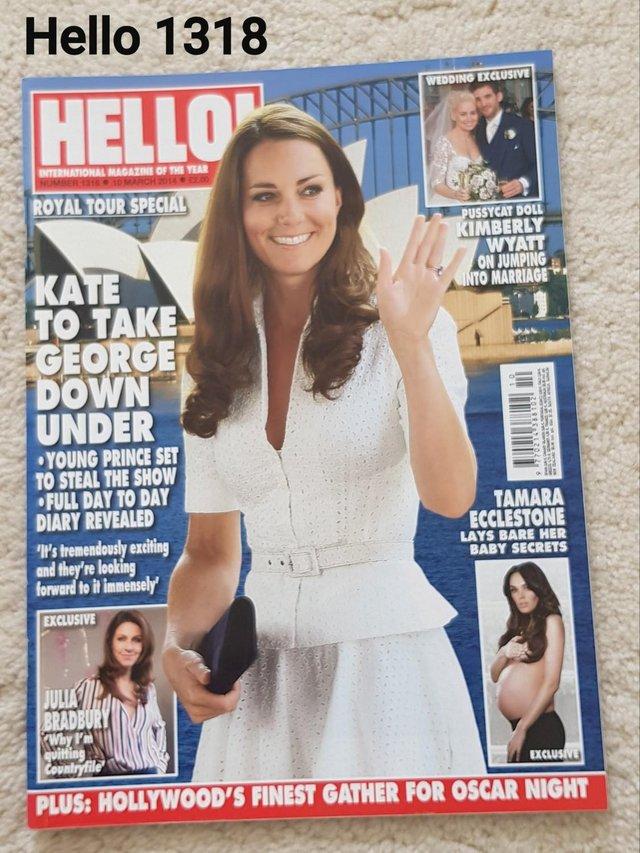 Preview of the first image of Hello Magazine 1318 - Kate to take George Down Under.