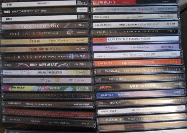 Preview of the first image of Rock CDs and more - R to U. Excellent condition £2-£3 each.