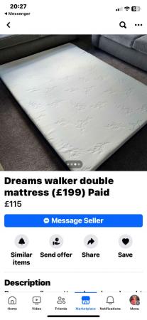 Image 2 of Dreams walker Double Mattress