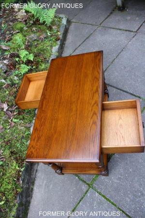 Image 74 of OLD CHARM LIGHT OAK TWO DRAWER COFFEE TABLE TV MEDIA STAND