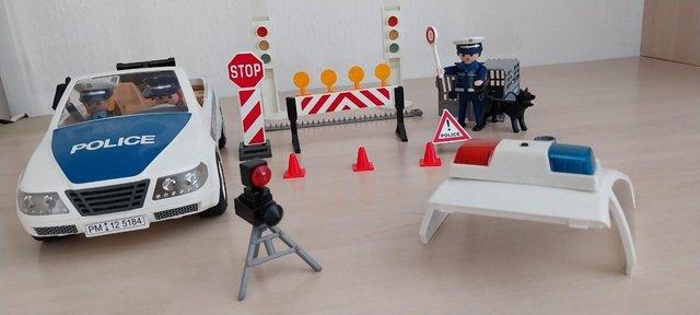 Image 2 of Playmobil - Police traffic control set