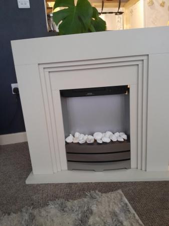 Image 1 of Electric fire and surround