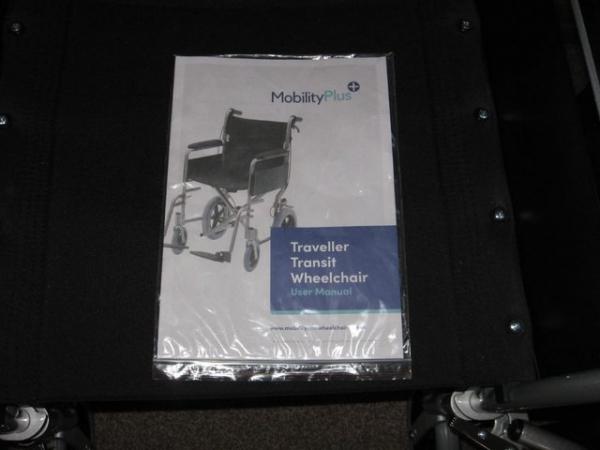 Image 1 of MOBILITY PLUS WHEELCHAIR IN AS NEW CONDITION