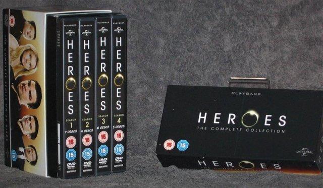 Preview of the first image of "Heroes" tv series (Complete DVD Box set).