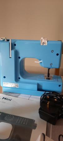 Image 2 of Blue John Lewis Mini Sewing Machine