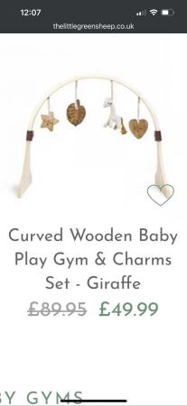 Image 1 of As new Wooden baby play gym