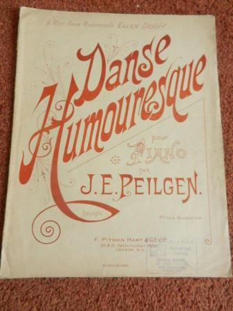 Image 1 of Vintage Sheet Music Danse Humouresque for Piano