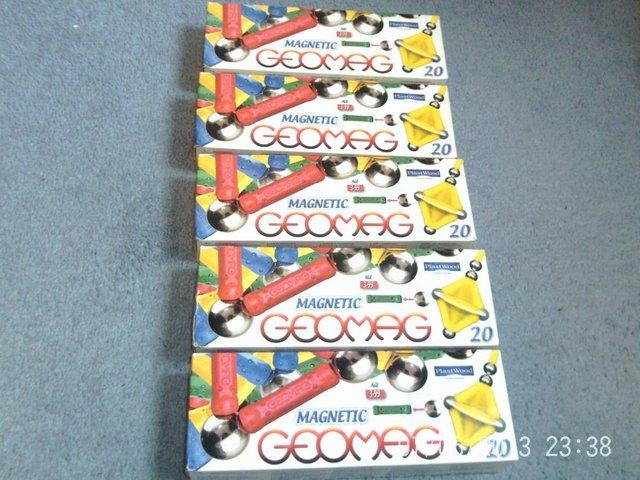 Preview of the first image of 5 x Packs of Geomag 20 Magnetic World Sets.