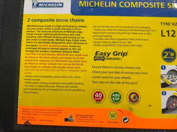 Image 3 of Michelin "Easy Grip" Car Snow Chains