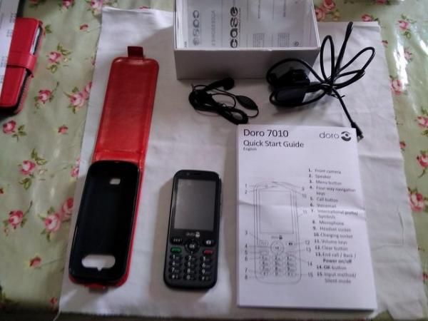 Image 1 of Mobile for the elderly complete with red case.