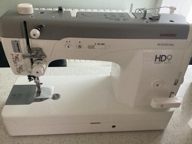 Preview of the first image of Janome HD9 sewing machine heavy duty.