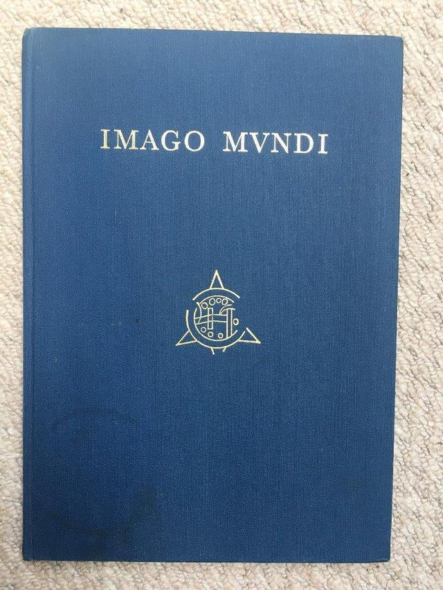 Preview of the first image of Imago Mundi No 29, 2nd series, vol 3, blue hardcover 128 pgs.