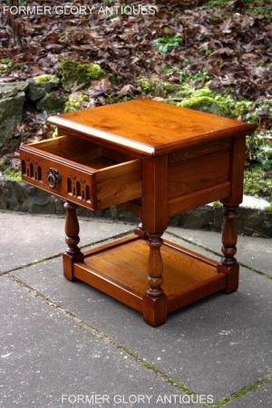 Image 95 of OLD CHARM LIGHT OAK PHONE LAMP TABLE BEDSIDE CABINET STAND