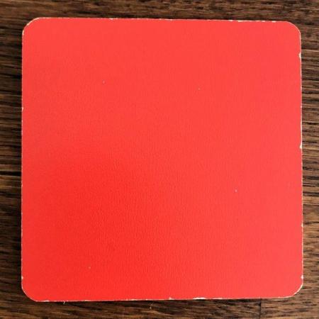 Image 3 of 16 natural/red finish mdf 7cm x 7cm squares – craft? £2 lot.