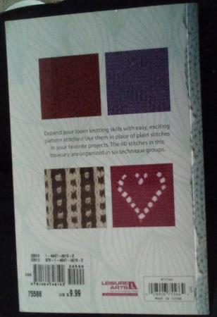 Image 2 of Loom Knit Stitch Dictionary paper back book as new.