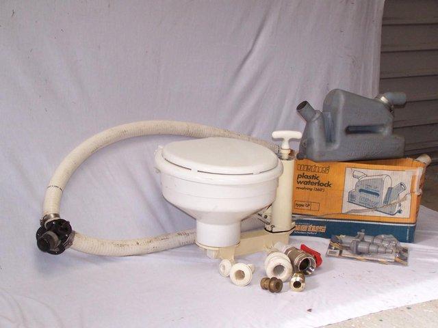 Preview of the first image of Sea-toilet and various plumbing items..