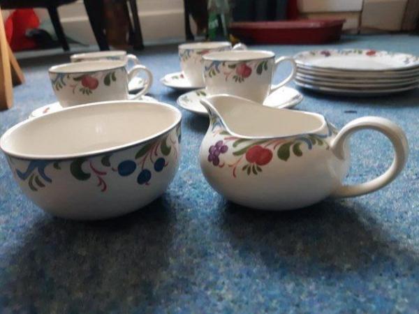 Image 2 of Vintage Poole Cranborne tea/coffee set.