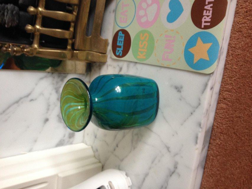 Preview of the first image of MDINA Blue and Green Vase.